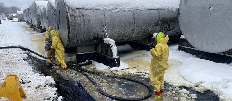 Large-Scale Hazardous Spill Cleanup