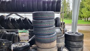 Properly manage and recycle used tires. Recycling tires recovers valuable materials, reduces environmental hazards, and supports sustainable practices by repurposing rubber for various applications, such as asphalt or playground surfaces.