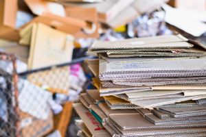 Collect and process cardboard packaging for reuse. Recycling cardboard conserves resources, reduces landfill waste, and supports sustainable packaging practices in industries like shipping, retail, and manufacturing.
