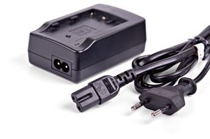 An image of an electronic adapter with a plug.